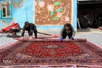 قالیشویی‌ در آستانه عید نوروز/عکاس:پریسا بهزادی