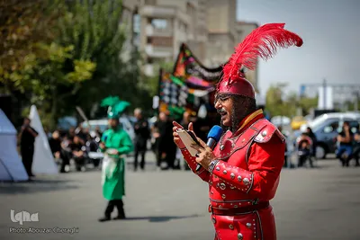 مراسم تعزیه خوانی روز عاشورا در تهران