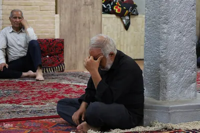 مراسم دعای عرفه در مسجد بزرگ خوزان خمینی‌شهر