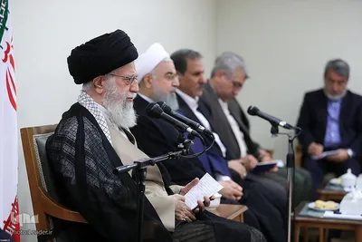 دیدار رئیس‌جمهور و اعضای هیئت دولت با رهبر انقلاب