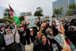 اعتراض مسلمانان جهان به کشتار مردم غزه