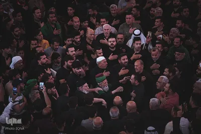 مراسم عزاداری سالروز شهادت امام  علی (ع) در حرم امام حسین (ع)