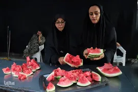 تردد زائران اربعین در مرز چذابه