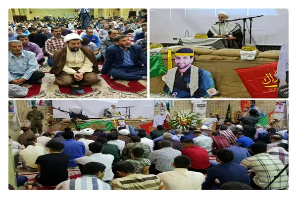 اولین سالگرد شهید مدافع حرم «محمد تاج‌بخش» در گتوند