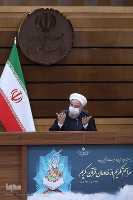 آیی تجلیل از خادمان قرآن کریم با حضور رییس جمهور