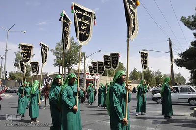 ورود نمادین کاروان حسینی به سرزمین کربلا