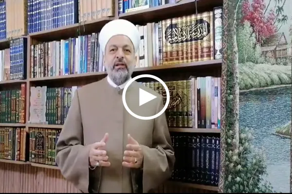 بالفيديو...الدكتور الشيخ علاء الدين زعتري يهنئ المسلمين بعيد الفطر المبارك