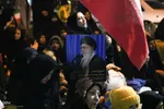تجمع مردم فولادشهر در پی شهادت رهبر شهید انقلاب