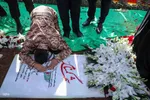 تشییع پیکر مطهر پنج شهید گمنام در تبریز‎