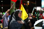 مراسم وداع با پیکر شهیدان مصطفی امینی و عبدالحسین شیخ‌کوپایی در اصفهان