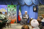 دیدار جمعی از فرماندهان نظامی و انتظامی با امام جمعه تبریز