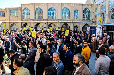 راهپیمایی حمایت از مردم مظلوم غزه و محکومیت رژیم کودک‌کش صهیونیستی‎