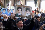 راهپیمایی مردم ملایر در پی اهانت نشريه فرانسوی به مرجعیت