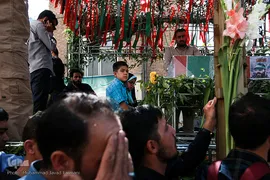 تشییع پیکر شهید مدافع حرم محمد جنتی
