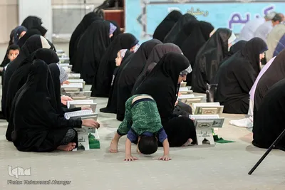 جزءخوانی قرآن کریم در مسجد جامع خرمشهر 