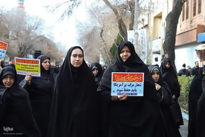 راهپیمایی مردم تبریز در محکومیت جنایت تروریستی کرمان‎