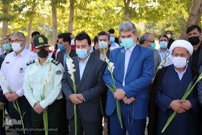 گلباران مزار شهدا در اهر