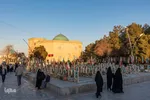 مراسم گلباران و عطرافشانی مزار مطهر شهدا در اصفهان