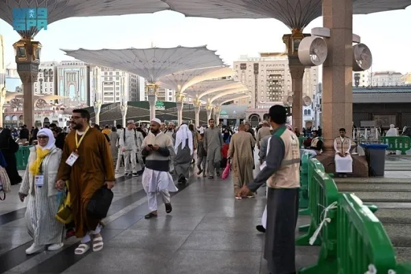 استقبال مسجدالنبی(ص) از ۶ میلیون نمازگزار طی یک هفته