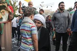 استقبال مردمی از خانواده های شهدا و بازماندگان غزه