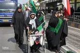 عکس | گلباران حرم مطهر رضوی در سالروز ولادت حضرت معصومه(س)