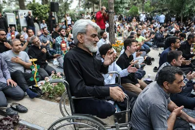 مراسم پرفیض دعای عرفه در گلزار شهدا تهران