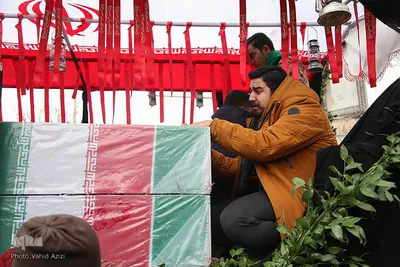 استقبال و خاکسپاری از شهدا گمنام در خراسان شمالی