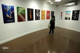 مراسم افتتاحیه نمایشگاه عکس و پوستر «گنج جنگ» در خانه هنرمندان ایران