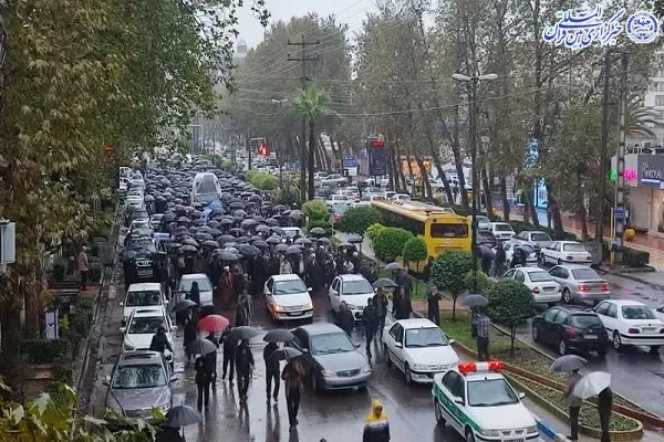 «آیین تشییع پیکر مطهر شهدای تروریستی آمل»