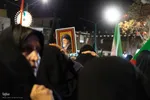تجمع مردم درچه در سوگ شهادت رهبر انقلاب