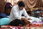 قرائت دعای ام داود در سومین روز مراسم معنوی اعتکاف