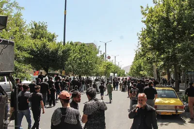 مراسم عزاداری روز عاشورا در ملایر