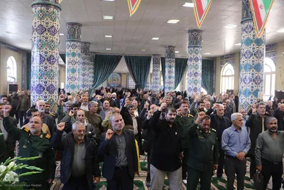 مراسم گرامیداشت چهلمین روز شهادت مدافعان امنیت مرودشت