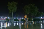 بارش اولین باران پاییزی در آستان حضرت شاهچراغ(ع)