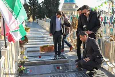تجدید میثاق جهادگران اصفهانی با شهدا