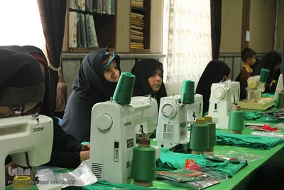 افتتاح اولین کارگاه دوخت لباس شیرخوارگان شهر مریانج