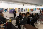 آیین گشایش نمایشگاه نقاشی‌خط «آوای قلم»