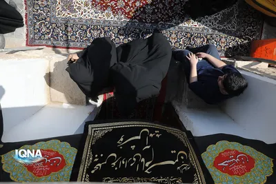بزم روضه روز ۲۸صفر در منزل مرحوم محمدباقر روحانی