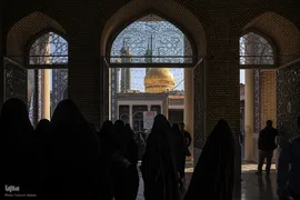 تشرف 313 خادمه حرم امام زاده صالح به قم