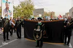 مراسم تشییع پیکر مطهر روحانی شهید مدافع امنیت در شیراز