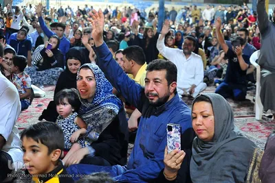 جشن عید غدیر در حرم علی‌بن مهزیار اهوازی