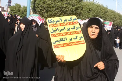 راهپیمایی مردم اهواز در حمایت از اقتدار نظام اسلامی