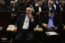  علی نصیریان در آیین تکریم و معارفه وزیر فرهنگ و ارشاد اسلامی
