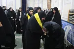 آیین وداع با پیکر شهید معصومه کرباسی در دانشگاه شیراز‎