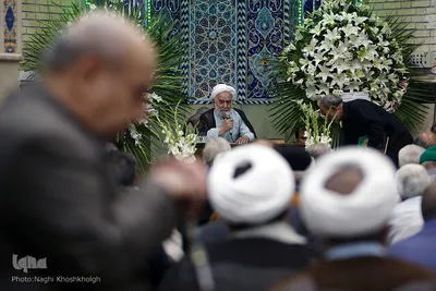 مراسم ترحیم همسر مرجع عالیقدر حضرت آیت الله غروی علیاری
