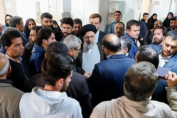 بازدید سرزده حجت‌الاسلام رئیسی از دادگستری شهرستان‌های پیشوا و ورامین
