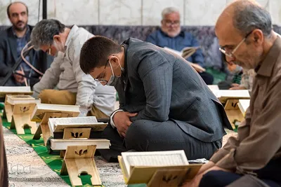 محفل انس با قرآن کریم در مسجد حضرت رسول اکرم (ص)‎‎