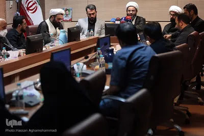 نشست خبری حجت الاسلام والمسلمین مجید باباخانی، رئیس سازمان هیأت و تشکل‌های دینی کشور