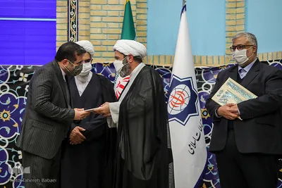 آیین تکریم و معارفه ابوذر ابراهیمی ترکمان و حجت‌الاسلام و المسلمین محمدمهدی ایمانی‌پور