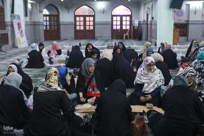 توزیع افطاری در شب میلاد امام حسن مجتبی(ع)